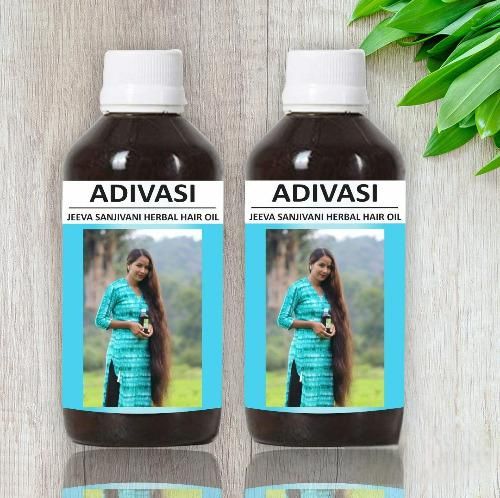 Adivasi Jeeva Sanjivani Herbal Hair Oil 125 ML- Buy 1 Get 1 Free